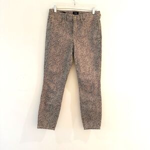 NYDJ Ami Skinny Lift Tuck Cheetah Print Pants
